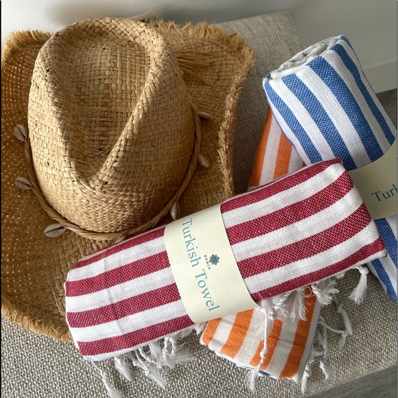 Turkish Beach Towels & Matching Bag Set - Picture 1 of 7